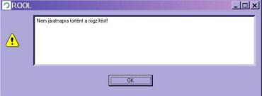 figyelmeztető üzenet