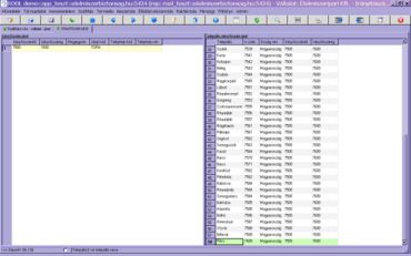szállítási cím – vállalat – járat munkafüzet