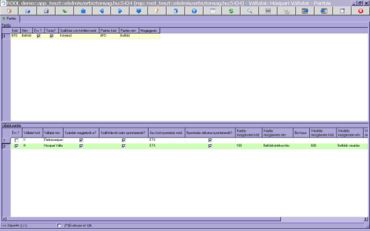 paritás/vállalathoz tartozó vásárlás mozgásnem beállítás