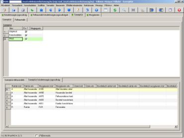 Szerepkörhöz rendelhető készletmozgás jogosultságok