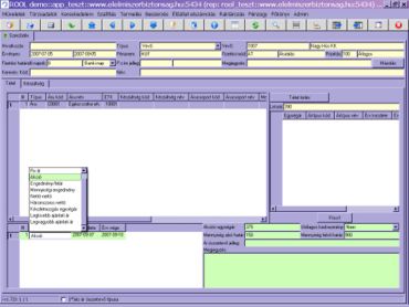 típus kiválasztása