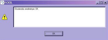 elszámolás eredménye kiugró ablak