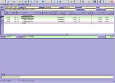 túrára kiadás (kimérés) kézi