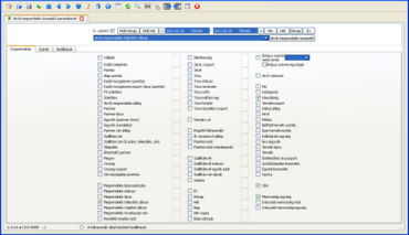 Vevői megrendelés összesítő paraméterek 1